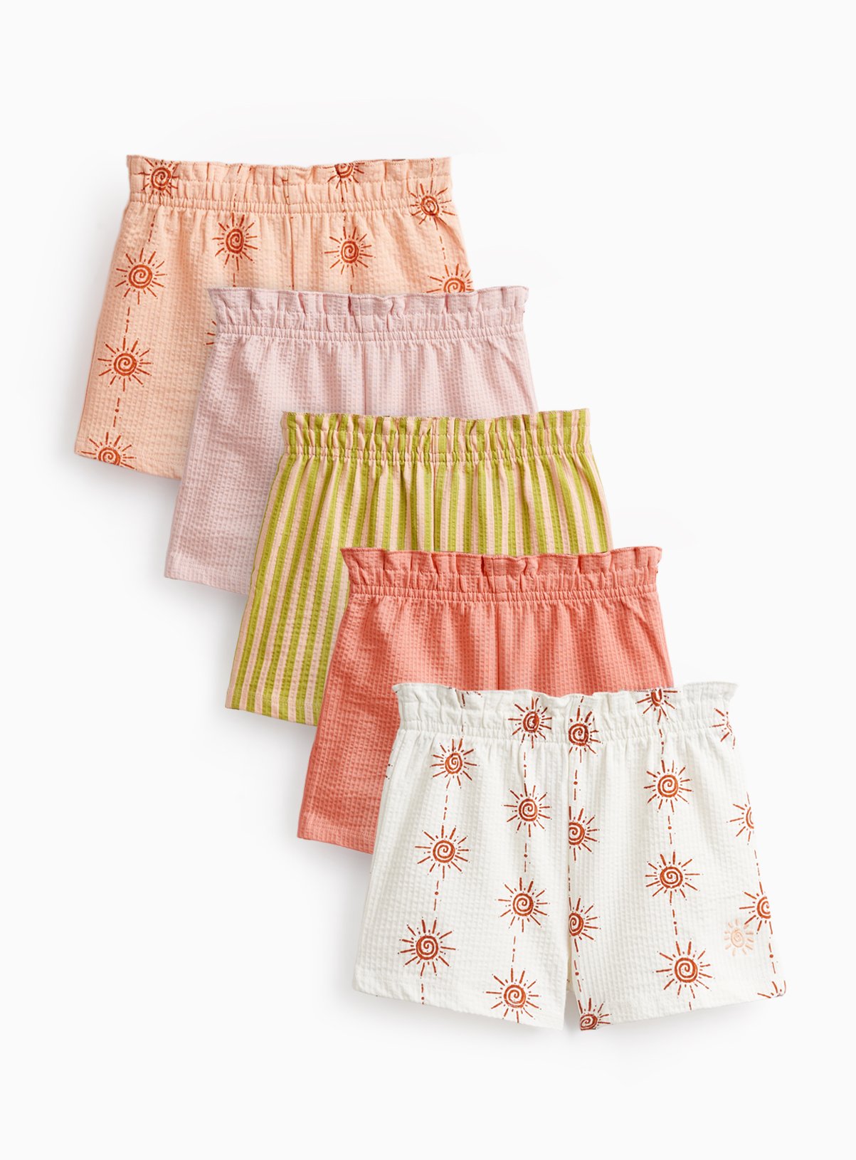 Botanical Print Shorts 5 Pack 12-18 months - Image 1 thumbnail
